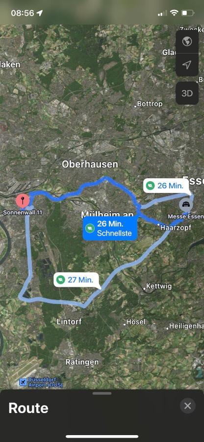 *City, Naehe Hbf, Kingsizebetten, Fitnessecke* Duisburg Zewnętrze zdjęcie
